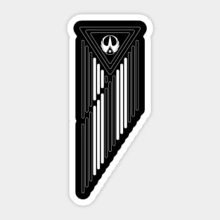 Triad of the Force - Resistance Flag (Vertical) Sticker